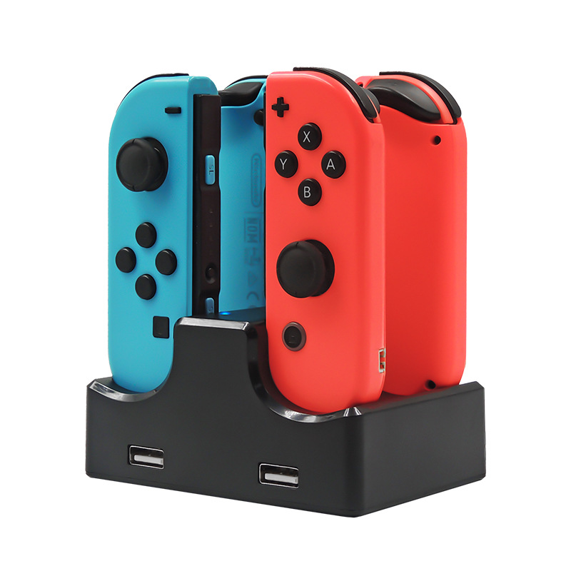 Suitable for Nintendo switch oled handle charger Joy-con left and right handle four-in-one charging base