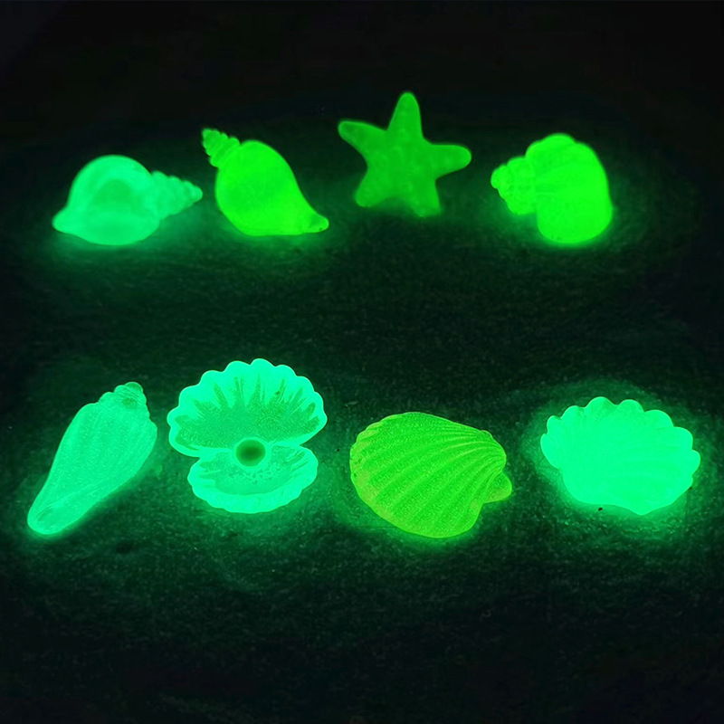 New mini shell conch micro landscape fish tank decoration small ornaments cute pearl shell resin crafts