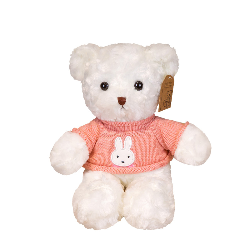 Plush Toy Teddy Bear Doll Cute Dressing Bear Rabbit Cloth Doll Grasping Machine Activity Gift Cross Border
