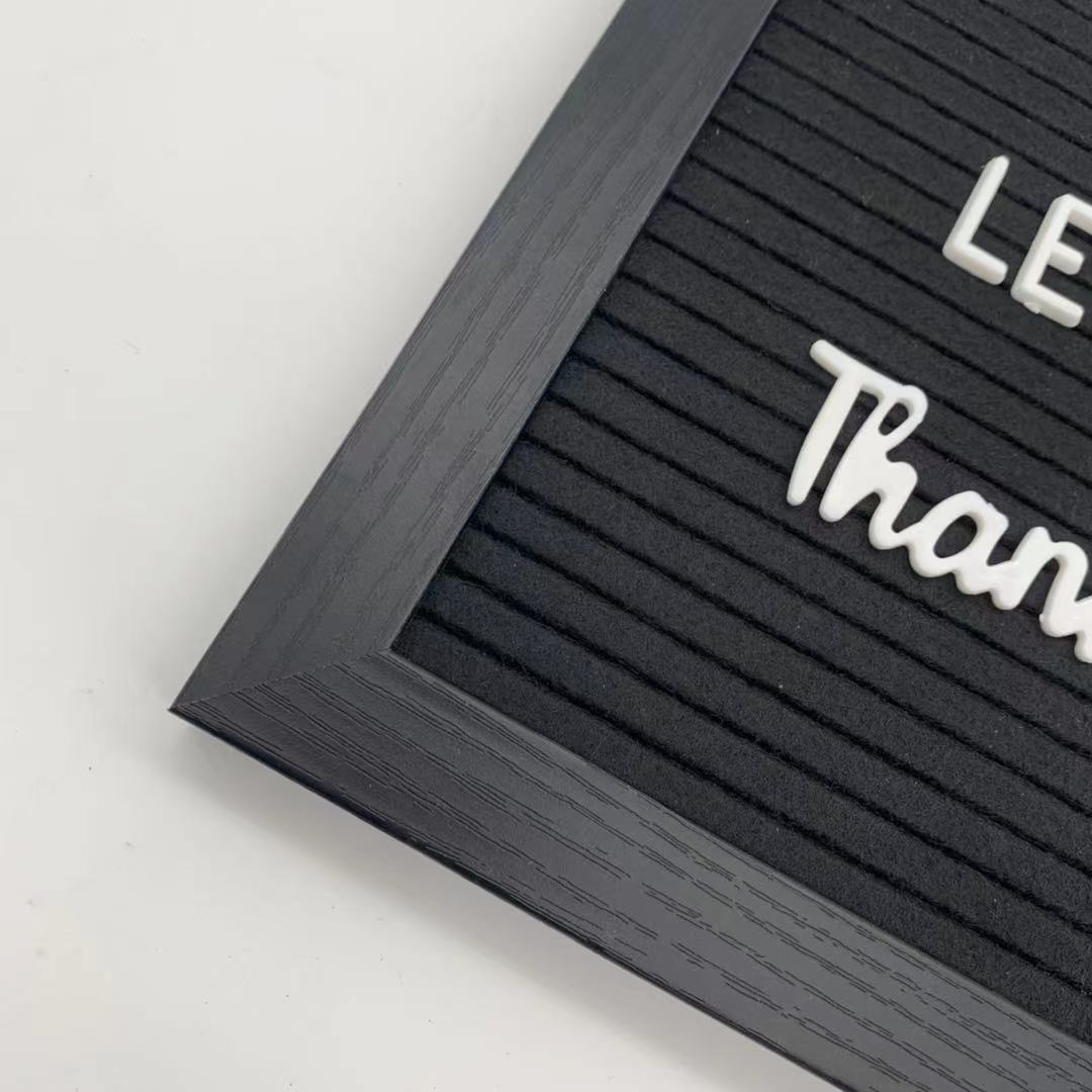 10x 10inch Black frame felt message board Amazon Black felt letter board