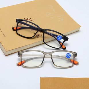 Finished reading glasses men's anti-blue light goggles women's simple computer anti-fatigue HD reading glasses