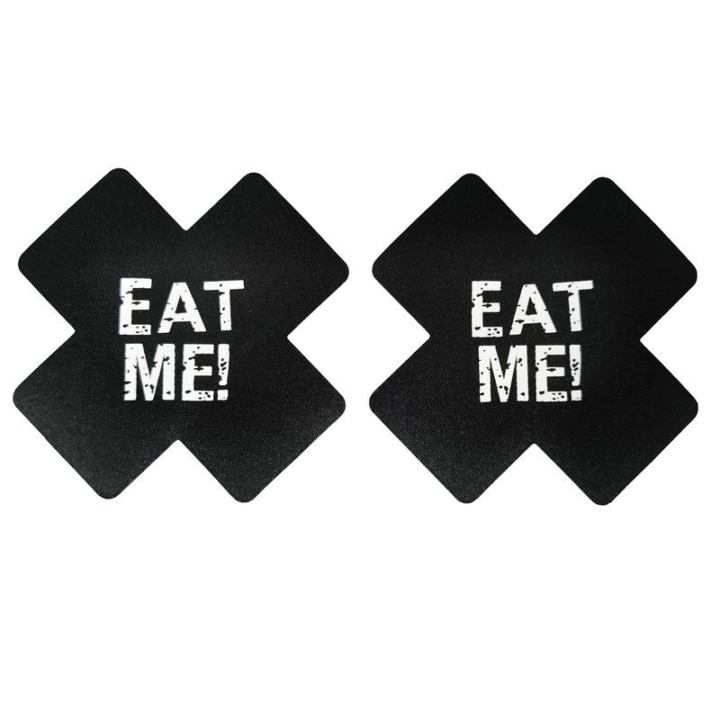 Cross-border Hot Selling European and American Sexy Printing Breast Patch Disposable X-type Chest Patch Nippe Covers