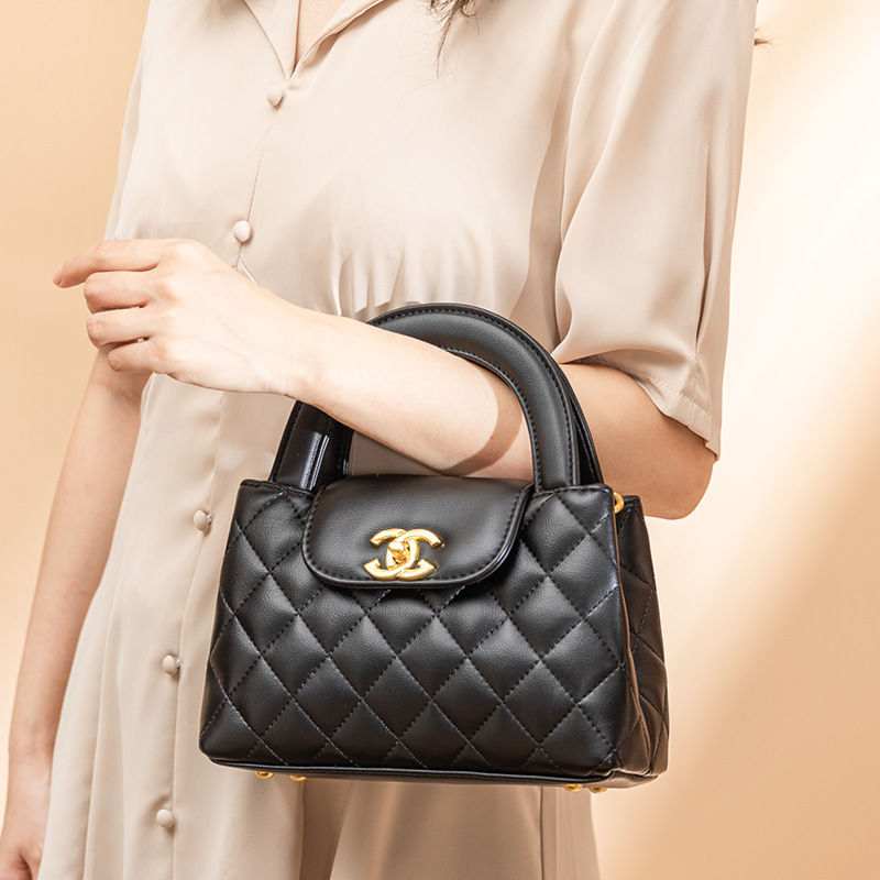 Chanel style handbag bag for women 2023 new fashion rhombus chain bag high-grade texture niche shoulder messenger bag