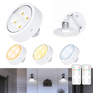 Ice hockey lamp 3 color variable led battery e26 dimmable table lamp with screw base kitchen wireless night light