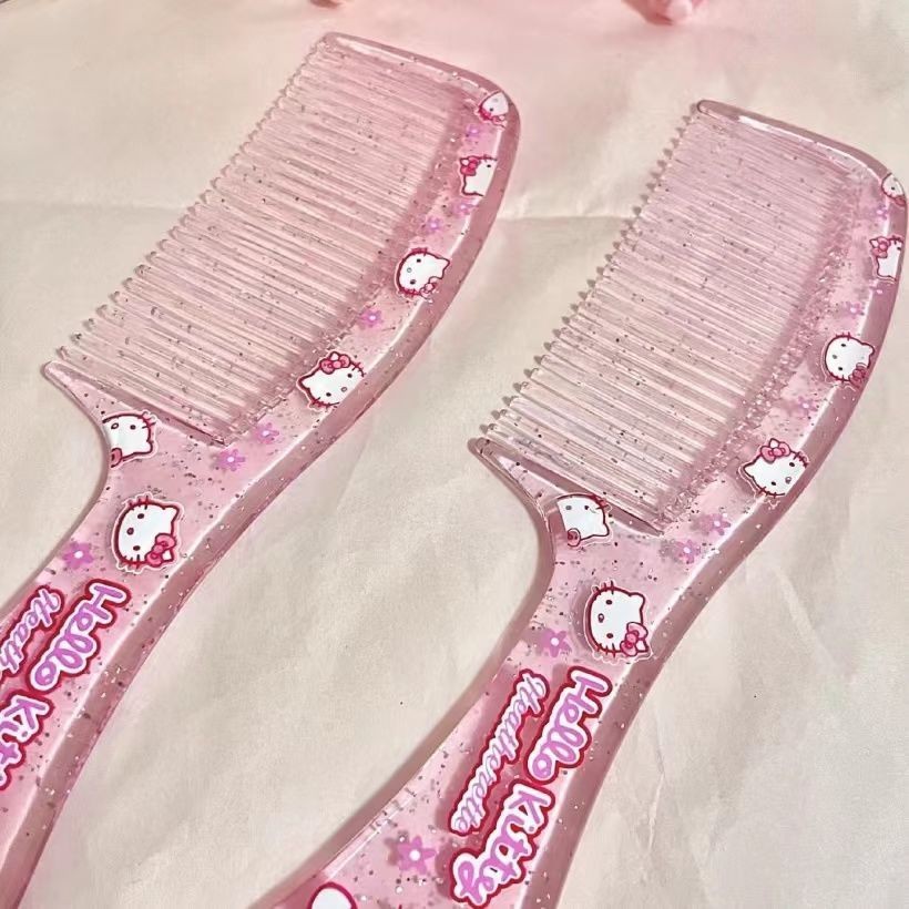 Cartoon Girl's Heart Comb Cute Children's Student Dormitory Women's Home Comb Teeth Hair Comb