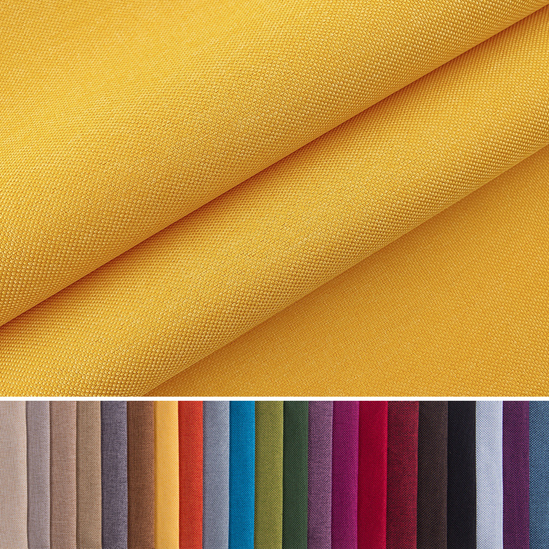 Linen Fabric Wholesale Cotton and Linen Fabric Polyester Fine Linen Fabric Soft Bag Pillow Cushion Car Cover Sofa Fabric