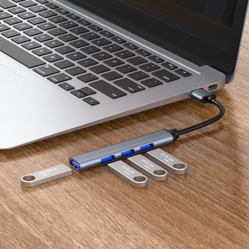 USB-удлинитель, многофункциональный концентратор от одного до четырех, разветвитель концентратора для расширения мультиинтерфейса док-компьютера
