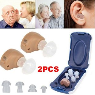 Upgraded version 2PCs small hearing aid sound collector batch export factory spot English overseas version