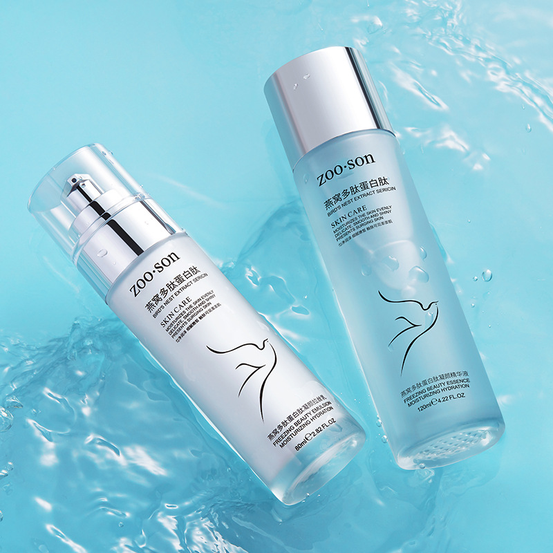 Longxue niacinamide water lotion moisturizing cool Moisturizing Toner lotion whitening freckle water lotion set Wholesale