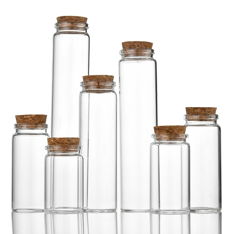 37 diameter Cork glass bottle wishing bottle drift bottle sealed bottle rainbow bottle test tube bottle tube bottle reagent