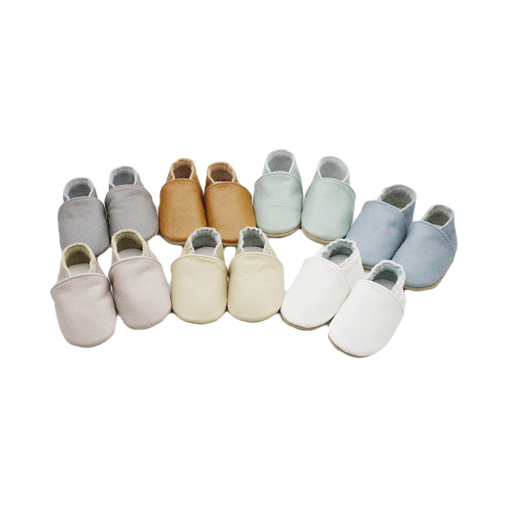 Factory direct leather baby shoes soft bottom baby shoes toddler shoes spring and autumn baby shoes 0-2 years old step shoes