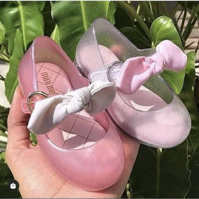 2022 New melissa Children's Shoes melissa Children Jelly Shoes Bow Dance Shoes Small Fragrant Shoes Children New