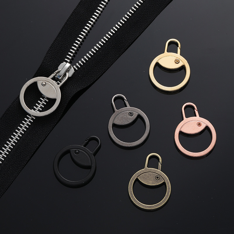 Tool-free Detachable Zipper Head Bag Bag Coat Clothes Shoes Boots Metal Zipper Pendant Pull