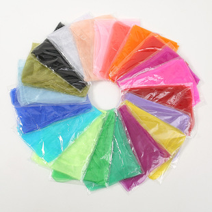Kindergarten performance dance performance with small scarves ever small square scarf children candy color solid color scarf wholesale