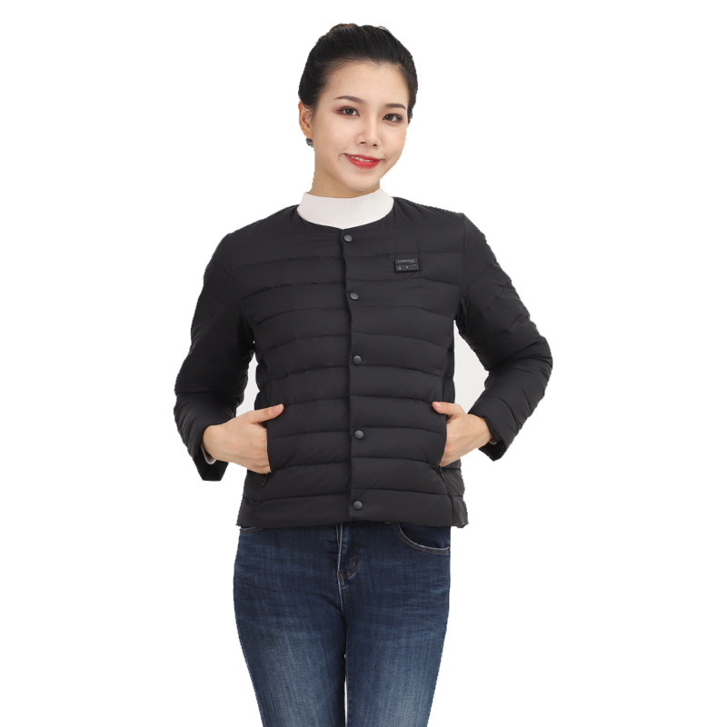 Mi Electric heating long down jacket intelligent temperature control heating jacket electric heating jacket USB charging heating clothes for men and women