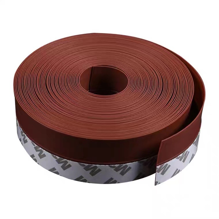 Window Sealing Strip Wooden Door Windproof Thermal Insulation Sticker Glass Door Seam Door Edge Self-adhesive Doors and Windows Dust Silicone Strip