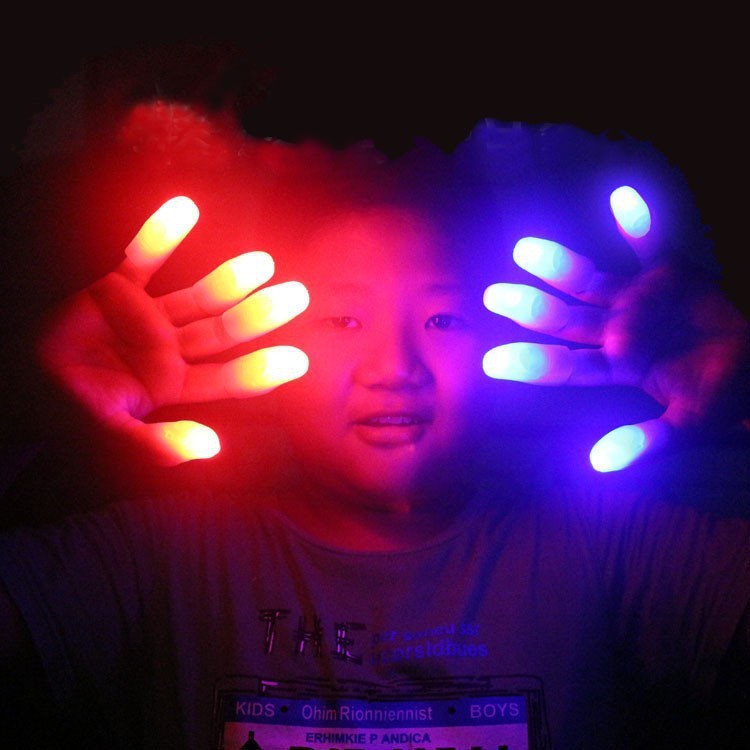 Halloween Light Dancing Glowing Magic Finger Light Props Induction Light Bar Activity party Tricky Toys
