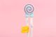 Blue lollipop chopsticks (opp bag)