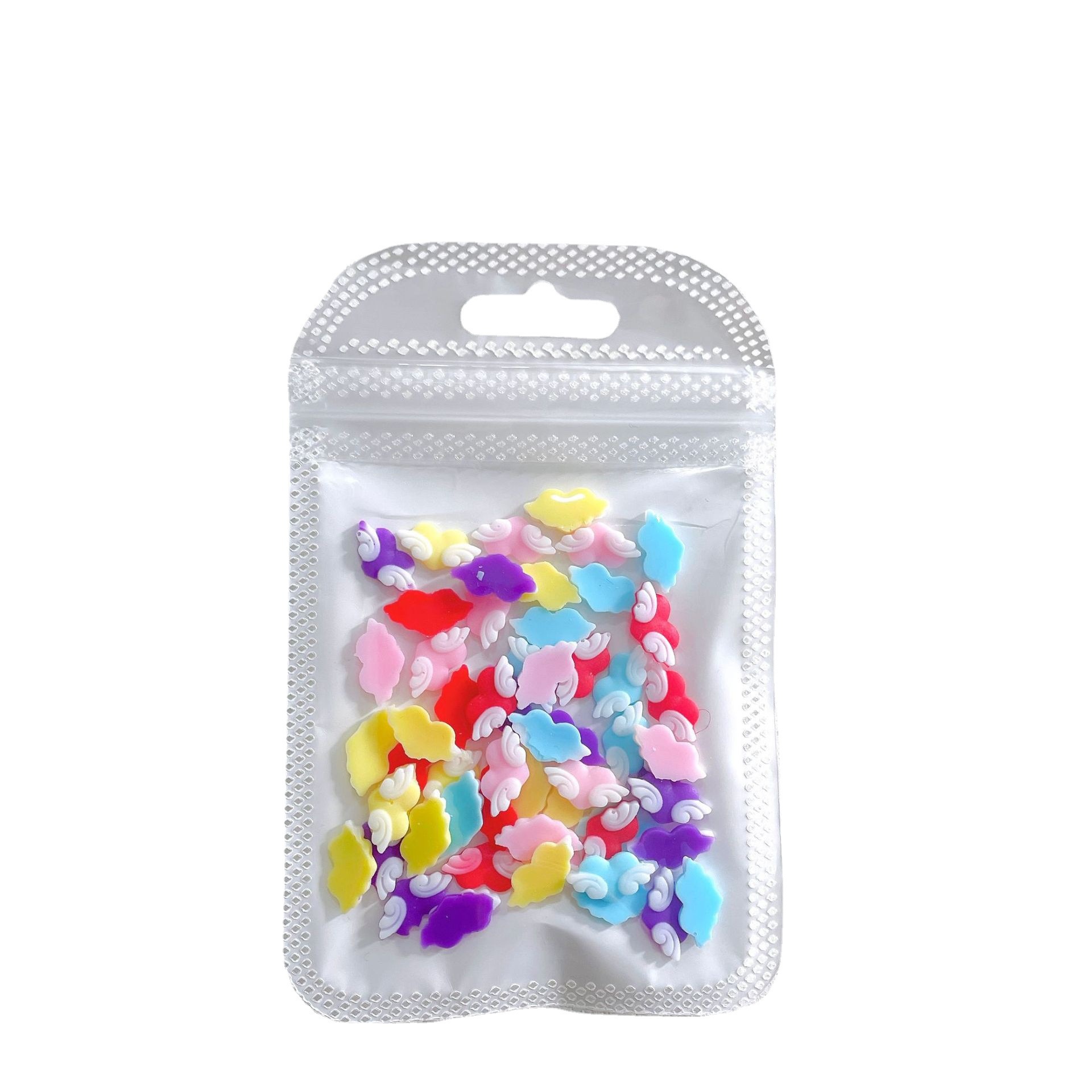 New Spot Luminous Love Angel Wings Nail Art Jewelry Fantasy Angel Wings Hairpin diy