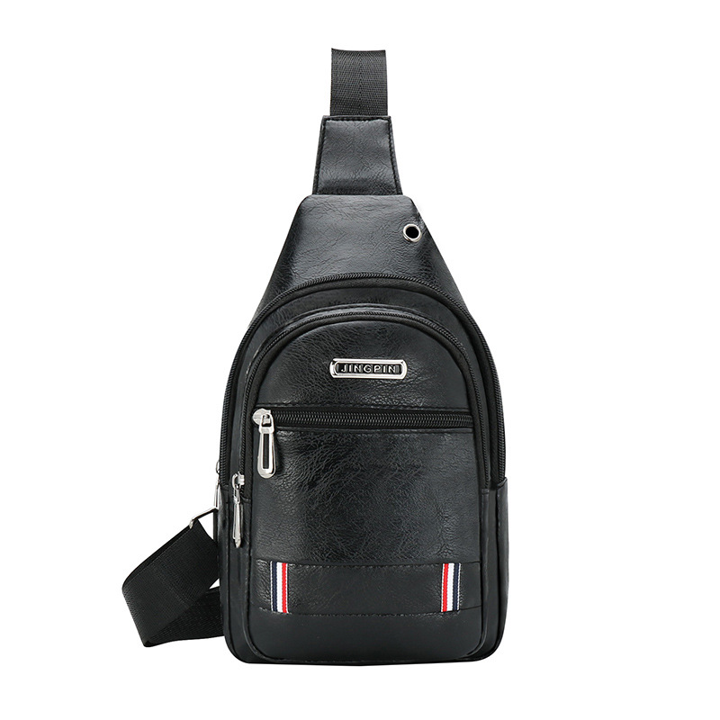2023 new men's business chest bag cycling sports waterproof messenger bag casual chest bag cross-border wholesale delivery