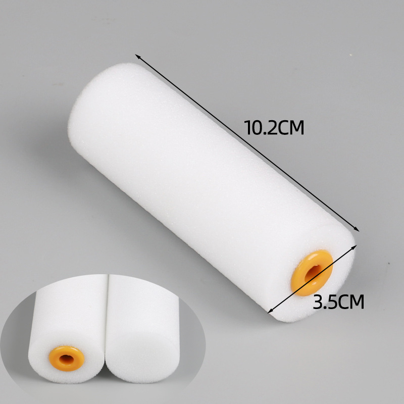 Factory wholesale 2 inch 4 inch small thumb brush polyurethane sponge paint latex paint art paint brush application tool brush