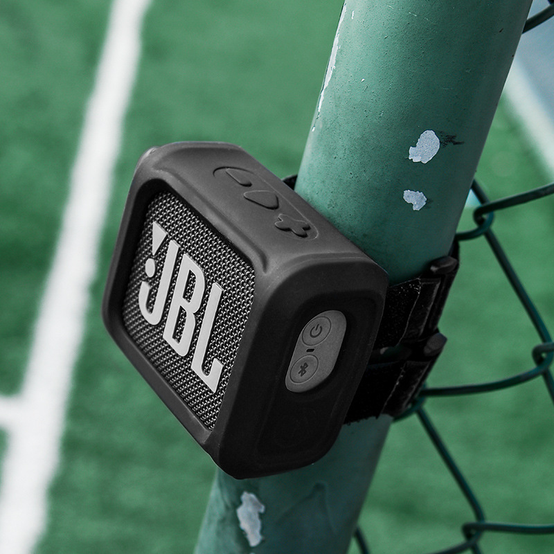 ポータブルシリコン保護ケース Jbl Go3 スピーカーブリック 3 サウンドボックス固定ストラップ利用可能なデジタルコンピュータアクセサリー|undefined