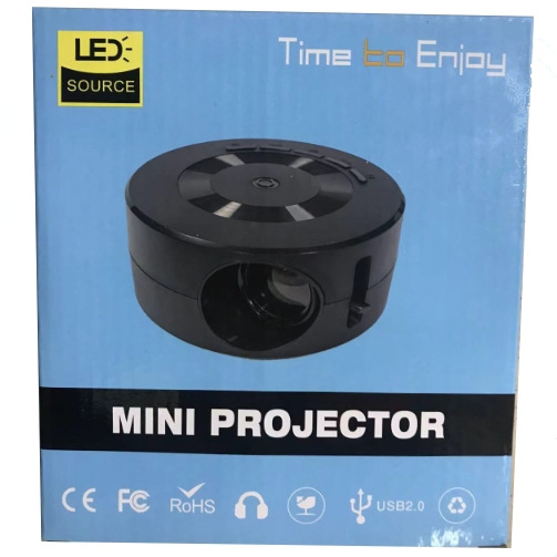YT200 factory cross-border foreign trade home projector miniature portable mini portable small children's mobile phone projection