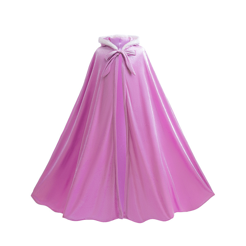 Cross-border Halloween cosplay shawl frozen girl costume cloak performance long cloak in stock
