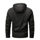 2023winter New plus size fleece-lined hooded jacket outdoor casual men's jacket jacket jacket