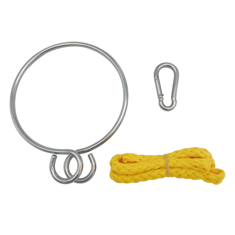 Stainless steel pull anchor ring suit factory direct supply marine accessories pull anchor ring sleeve 6MM anchor ring rope/hook yacht accessories