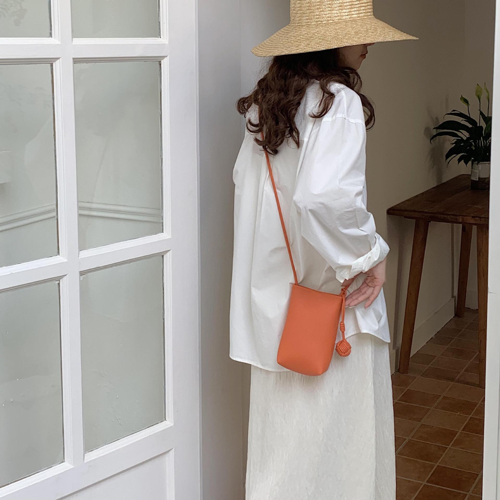 2023 Korean Fashion Crossbody Bag Cross-border Foreign Trade High-quality Shoulder Bag Women's All-match Crossbody Portable Mobile Phone Bag