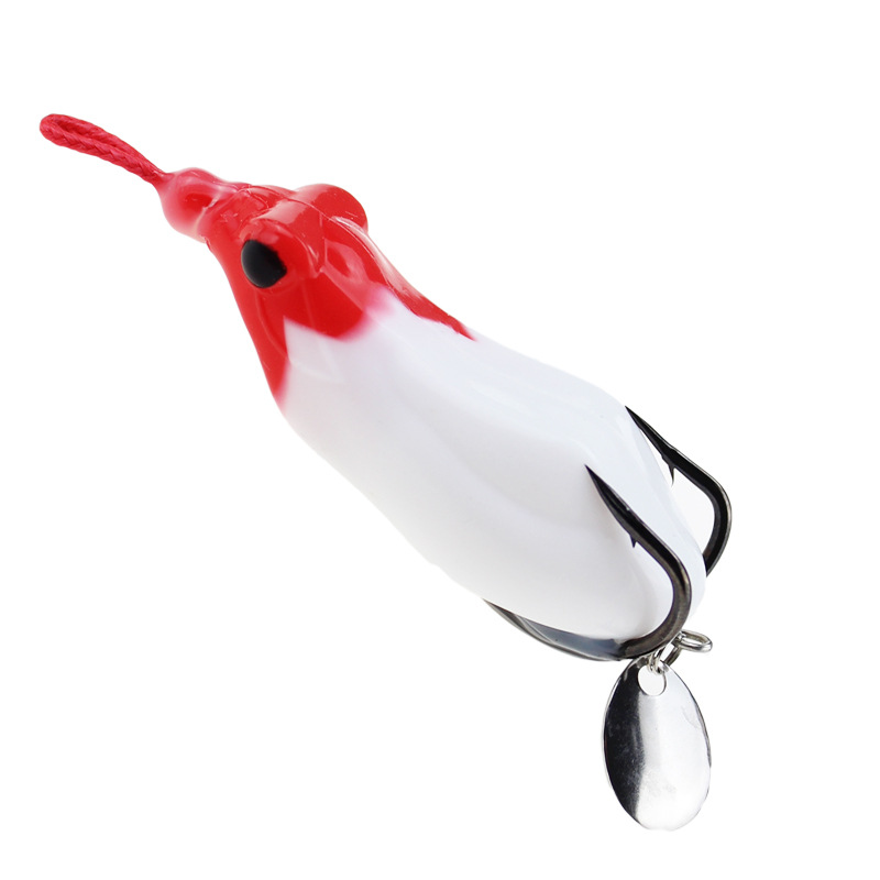 Thunderfrog Modified Frog Blackfish Far Throw Lou Ya Bait Thunderfrog Soft Bait Fishing Gear 5.4/6.3cm Double Hook