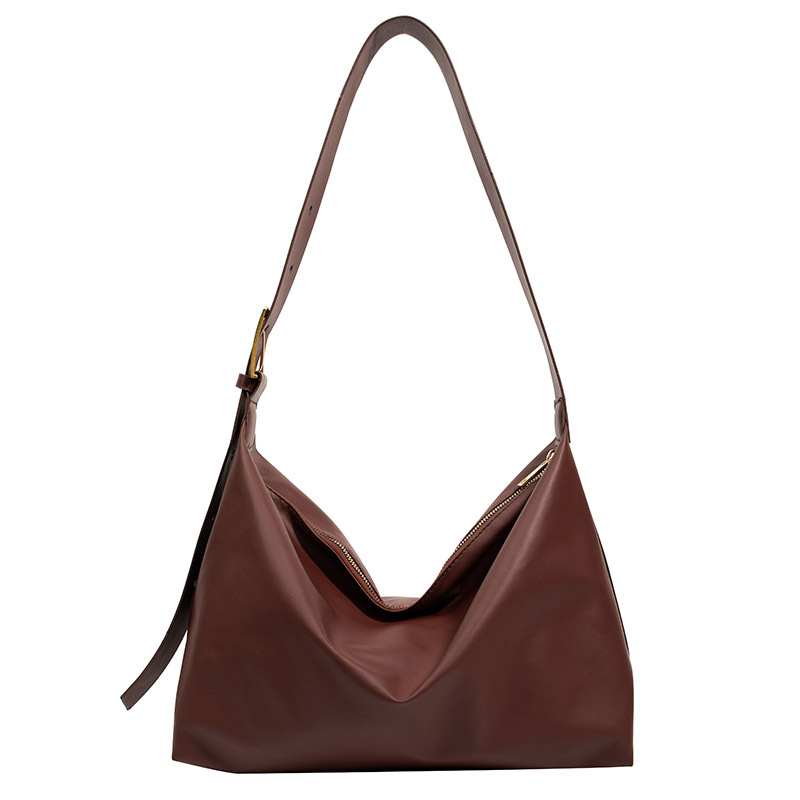 Large Capacity Shoulder Bag Women's Bag Vintage 2022 Autumn and Winter New Texture Tote Bag Fashionable Casual Commuter Crossbody Bag