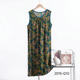 Silk Nightdress Women's Summer Loose plus size Sleeveless Vest Skirt Artificial Cotton Home Clothes Mother's Cotton Silk Nightdress