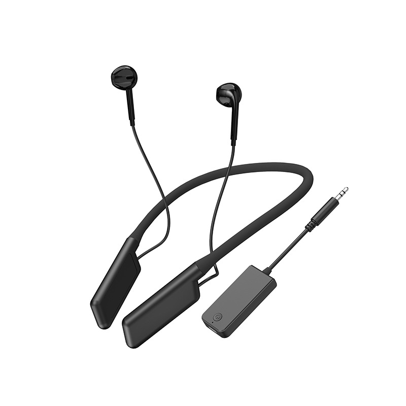 Wireless headset live monitor headset Bluetooth halter sound card Internet celebrity anchor dedicated one-to-two live headset