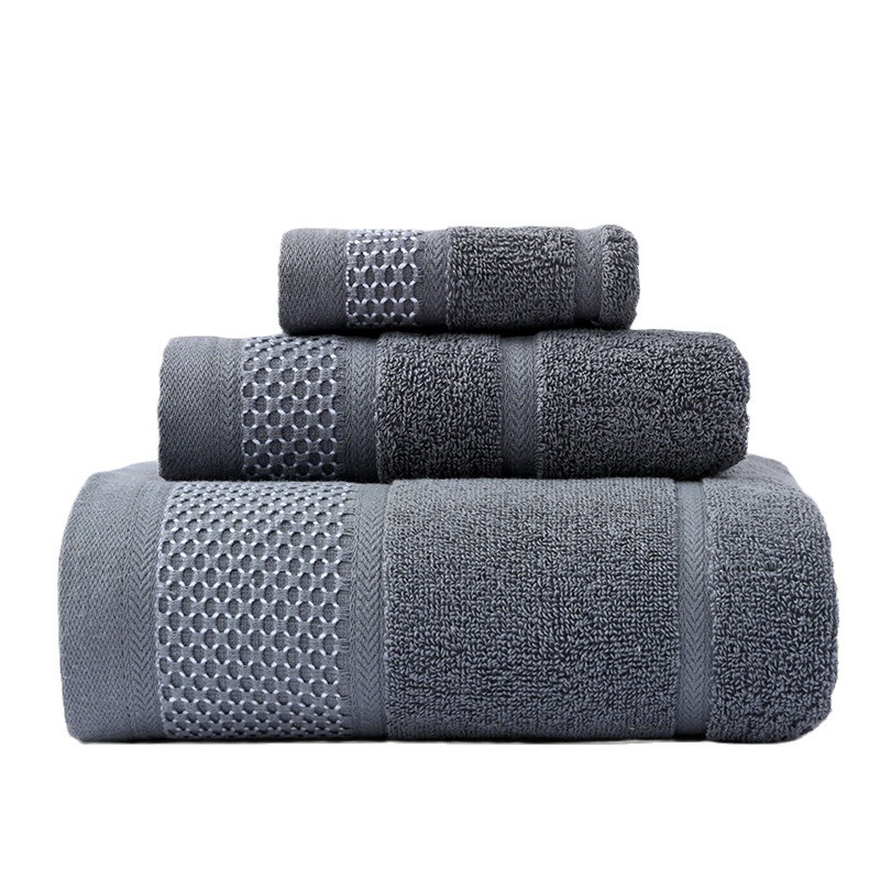 Bath towel cotton household suit cotton towel face washing soft absorbent square towel extra large hand wiping foot cleaning gift wholesale