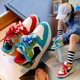 M Bean Mandarin duck boys and girls Board Shoes New 2024 autumn comfortable medium and large children's shoes Children's casual shoes sneaker