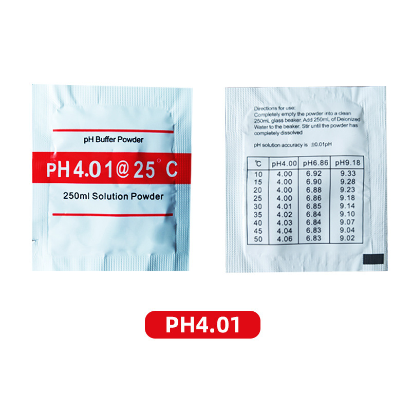 Factory Direct Supply Acidimeter Universal ph Calibration Powder 4.01 Bag 6.86 Buffer Powder 9.18ph Pen Calibration Powder