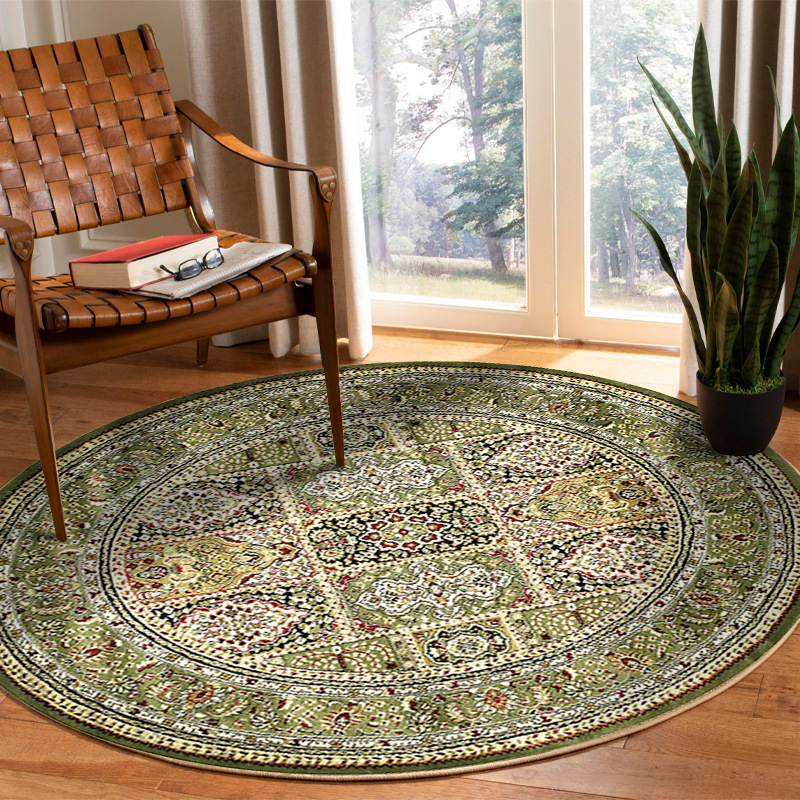 Cross Border Ethnic Style Round Carpet Bohemian Vintage Hanging Basket Mat Bedroom Living Room Carpet Outdoor Tent Mat