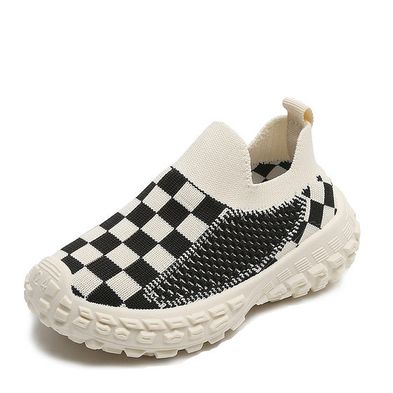 Children's Sneakers 2024 Spring and Autumn New Boys' Casual Shoes Breathable Mesh Shoes Soft Sole Girl's Flying Woven Shoes Baby Shoes
