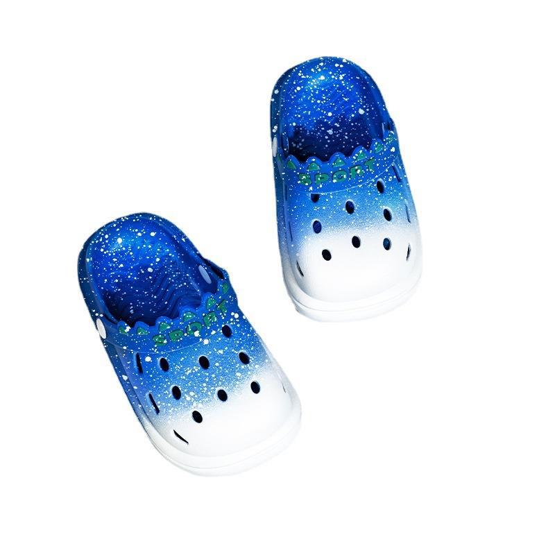 Gradient Hole Shoes New Children's Toe Cartoon Slippers Summer Girls Men's Two-Wearing Children's Sandals Children's Infants