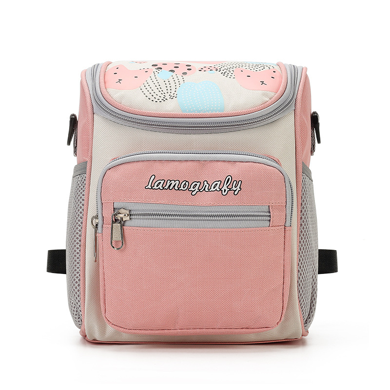 Single shoulder diagonal trolley hanging bag large capacity maternal and infant storage supplies mommy bag walking baby electric car storage bag