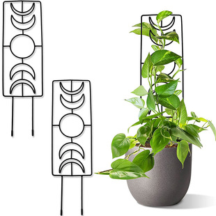 Cross-border Special for Plant Climbing Support Frame Mountain Tortoise Flower Pot Support Moon Climbing Frame Metal Iron Fixing Rod