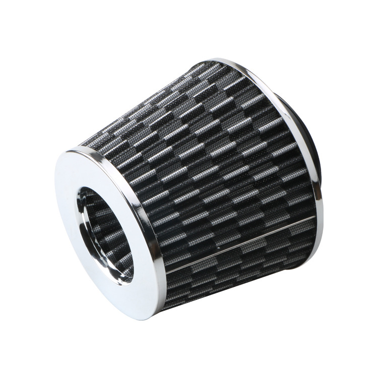 Car modified mushroom head air filter large flow intake mushroom head air filter 76mm Universal diameter