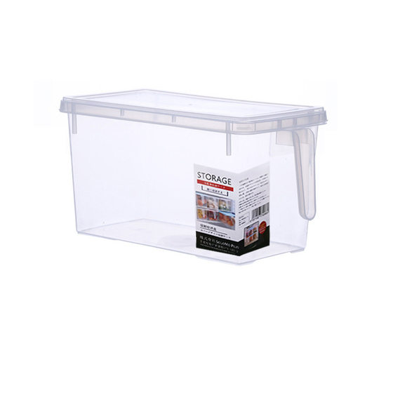 Plastic drawer type vegetable refrigerator storage box large food grade transparent fresh-keeping freezer box kitchen egg wholesale