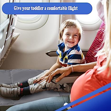 Children's aircraft hammock seat extender portable travel bed children's aircraft travel accessories flight pedals
