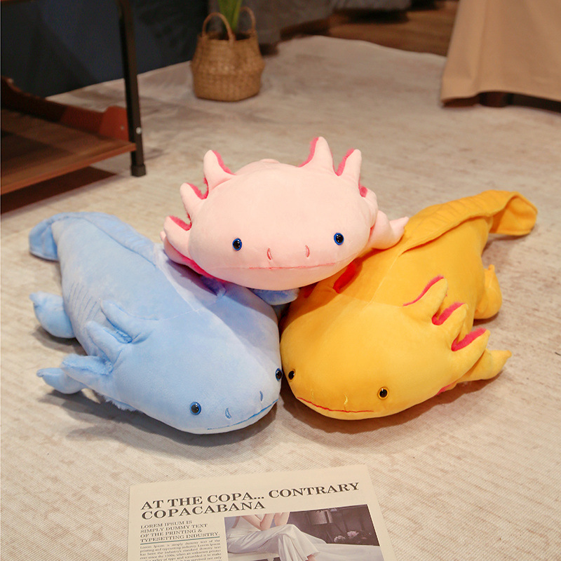 跨境Axolotl Plush六角恐龙毛绒玩偶可爱公仔儿童节礼物蝾螈