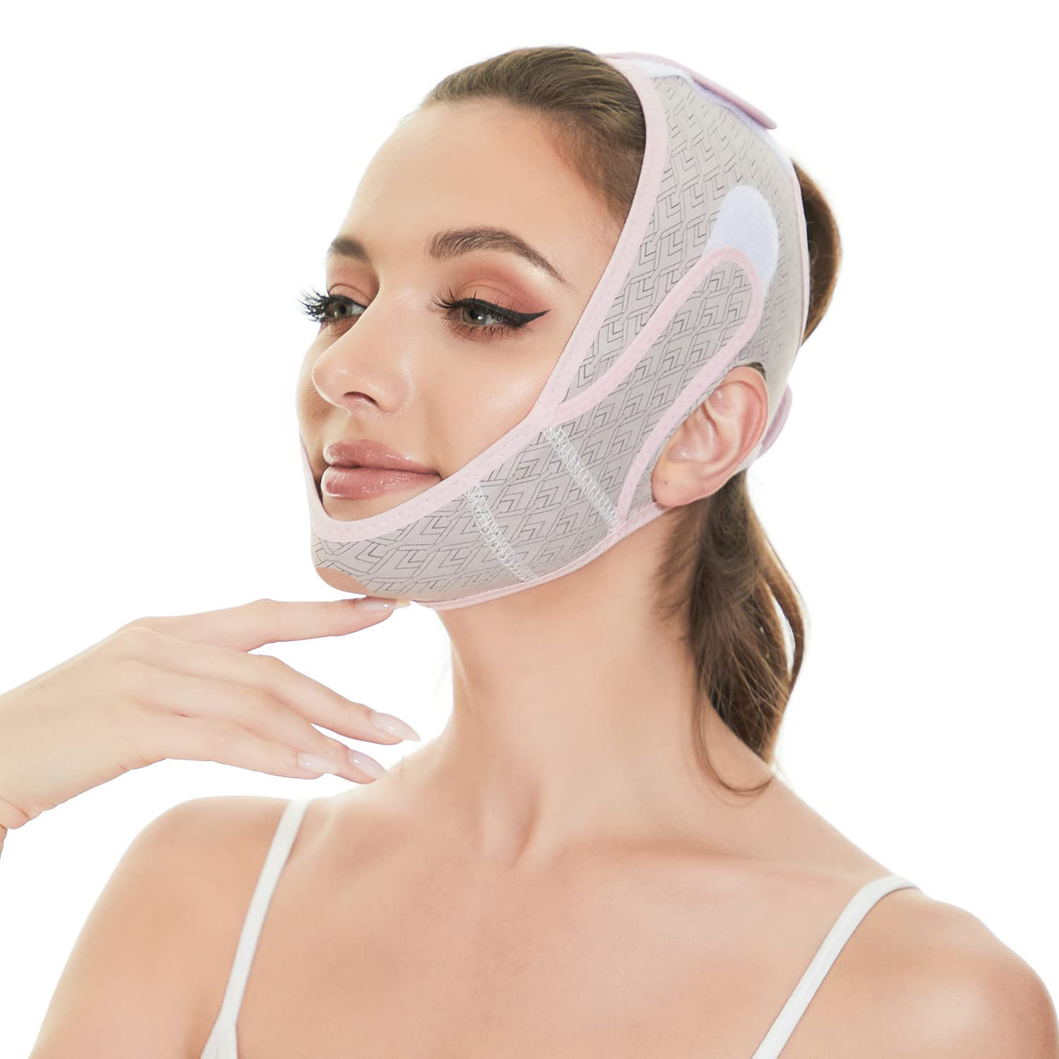V-Shaped Mask Anti-Wrinkle Mask Reusable Double Chin Reducer Chin LIFT Mask Face Strap
