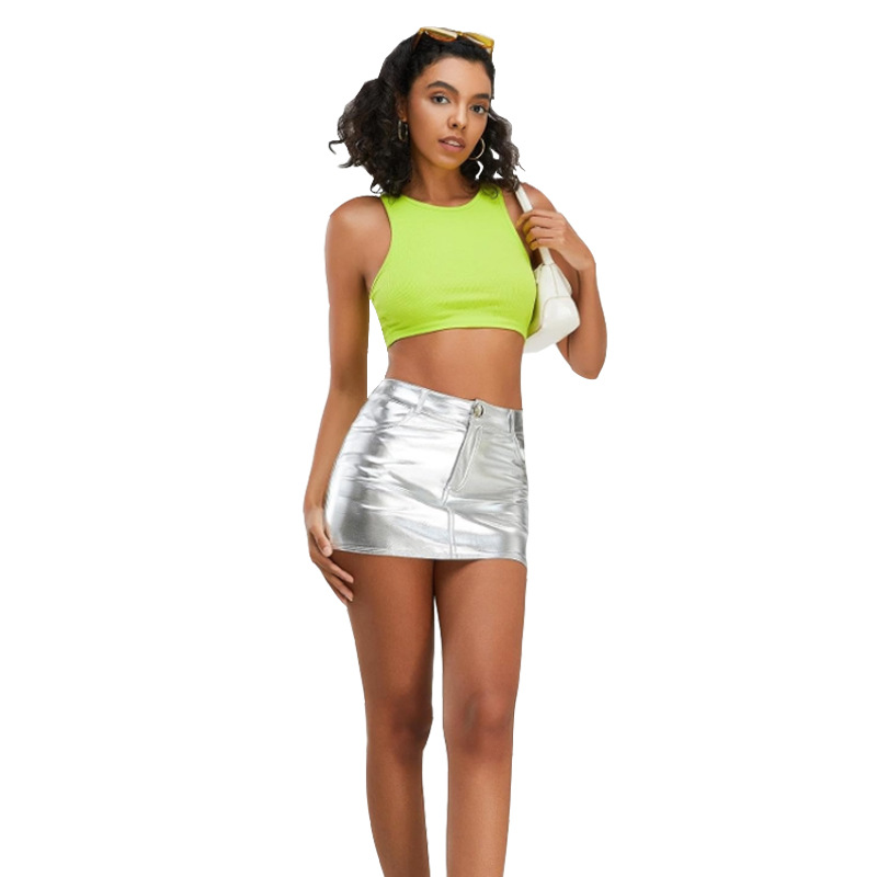 Amazon Cross-border Sexy Low Waist Skirt 2024 Summer New Tight European and American Spice Girls Style Ins Shorts Women's Clothing