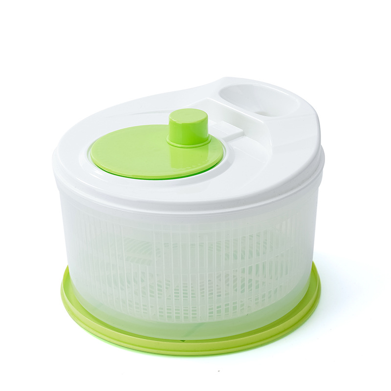 Vegetable dehydrator large capacity multi-functional draining basket kitchen household shaper slicer water throwing tool dehydrator